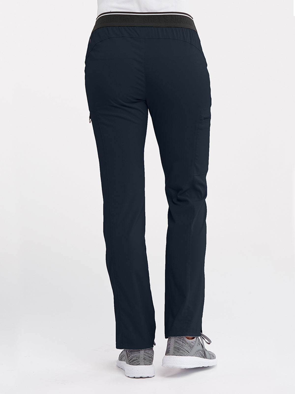 Women's Zip Cargo Pocket Kim Scrub Pant - GRSP500 - Steel