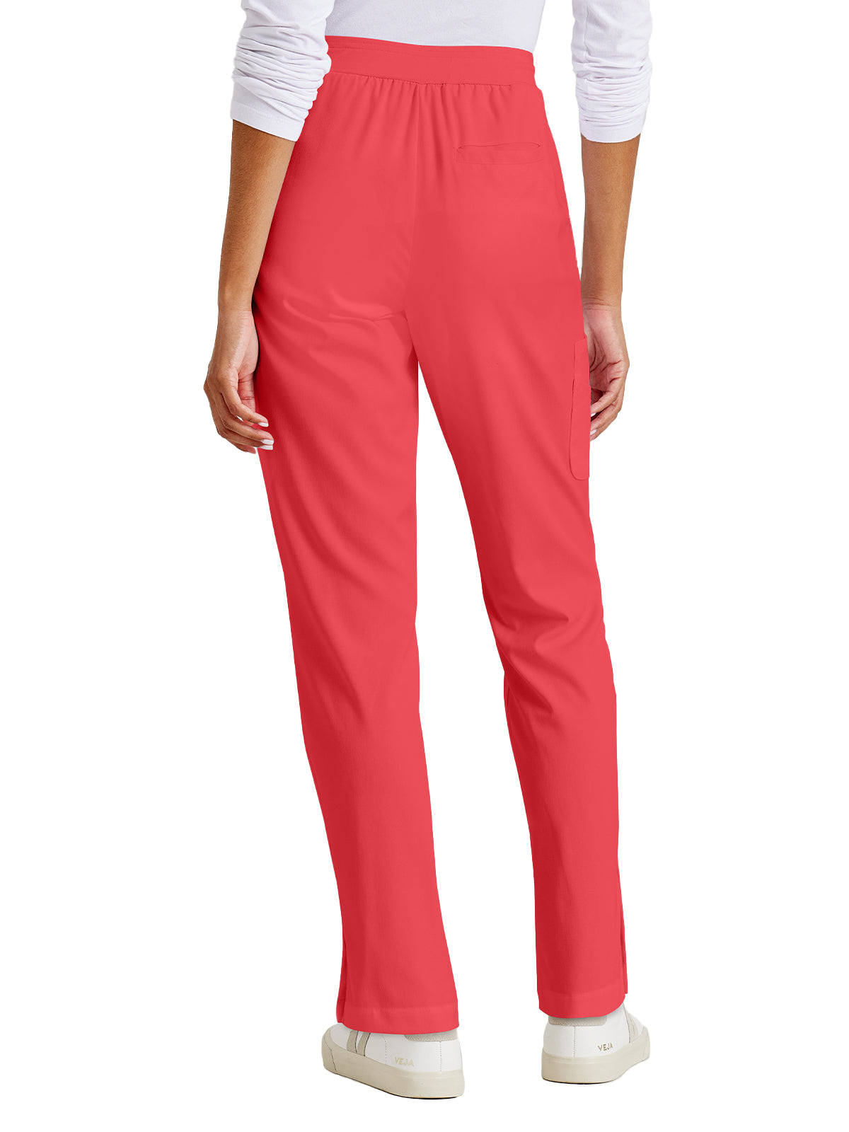 Women's 7-Pocket Serena Scrub Pant - GRSP526 - Coral Love