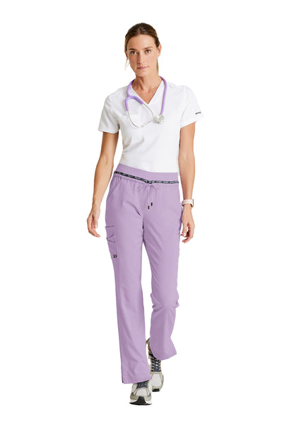 Women's 7-Pocket Serena Scrub Pant - GRSP526 - Purple Freesia