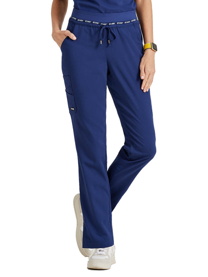 Women's 7-Pocket Serena Scrub Pant - GRSP526 - Indigo (Navy)