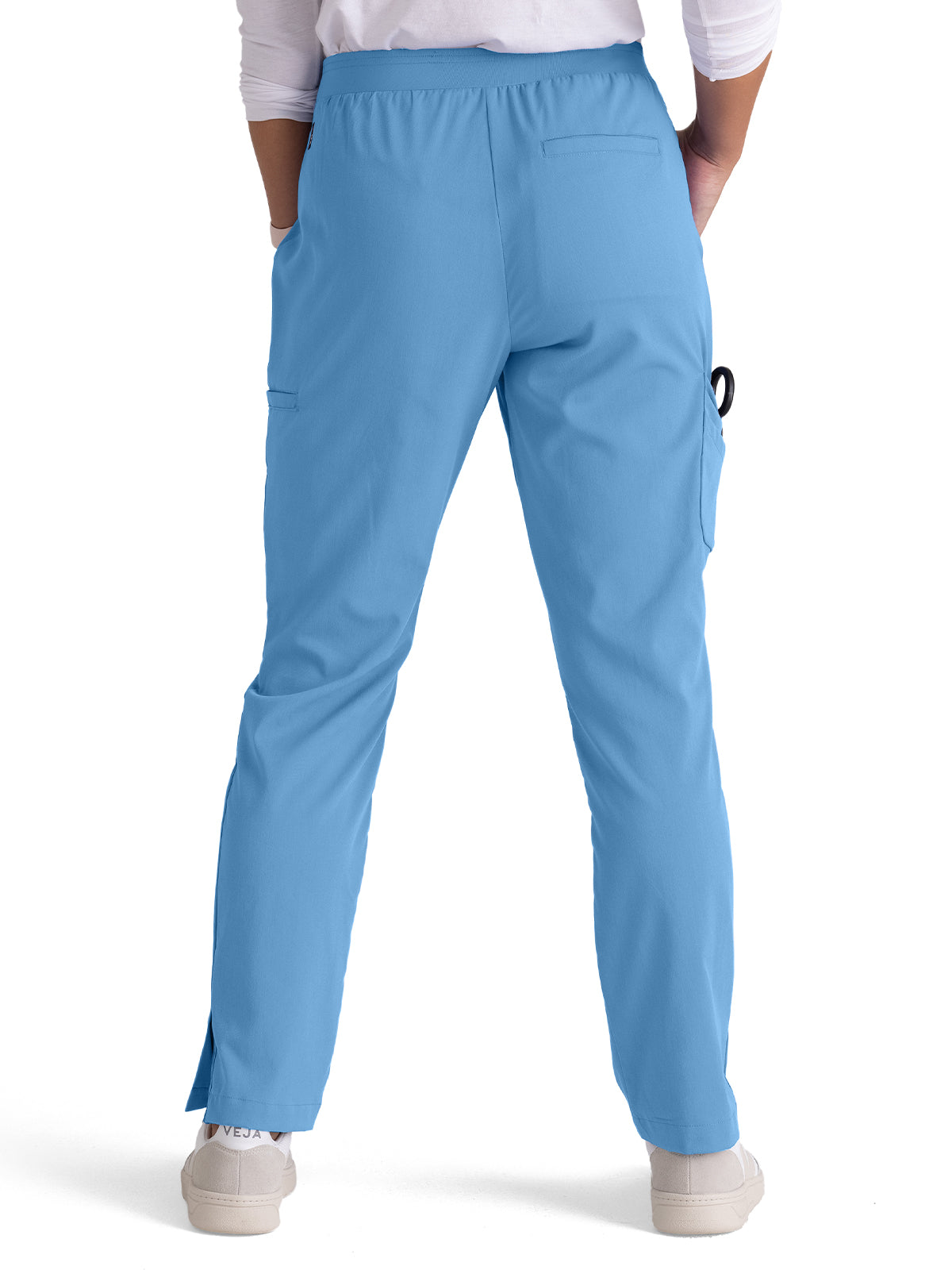 Women's 7-Pocket Serena Scrub Pant - GRSP526 - Ciel Blue