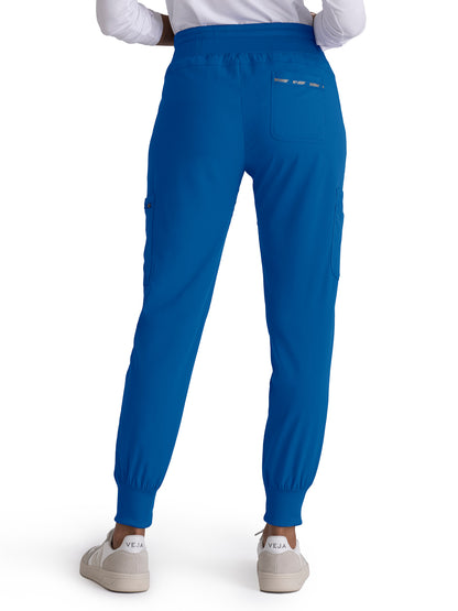 Women's 7-Pocket Carly Jogger Scrub Pant - GRSP527 - New Royal