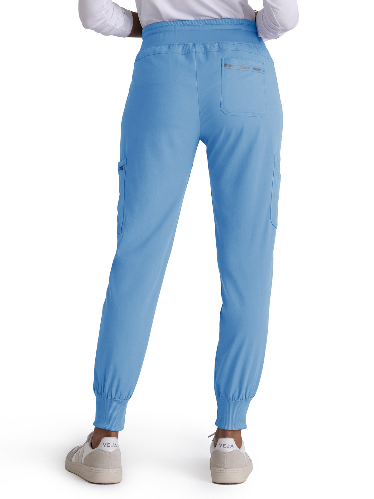 Women's 7-Pocket Carly Jogger Scrub Pant - GRSP527 - Ciel Blue