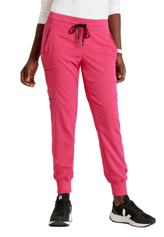 Women's Eden Jogger Scrub Pant - GRSP537 - Vibrance Pink
