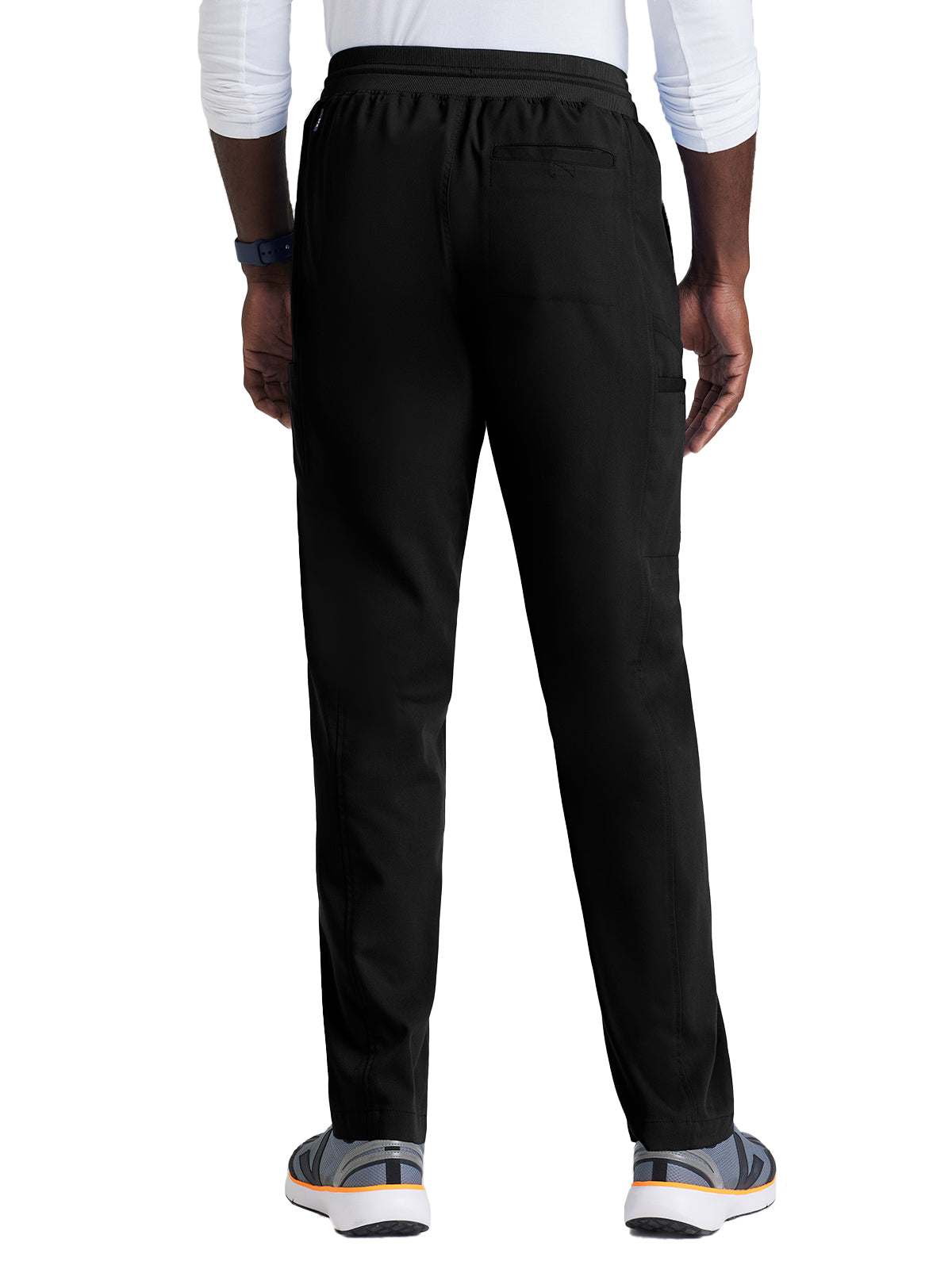 Men's 6 Pocket Straight Scrub Pant - GRSP617 - Black
