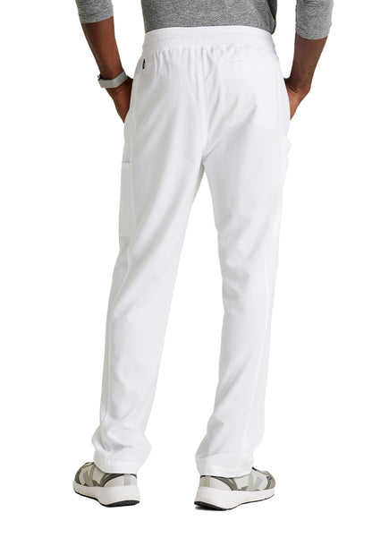 Men's 6 Pocket Straight Scrub Pant - GRSP617 - White