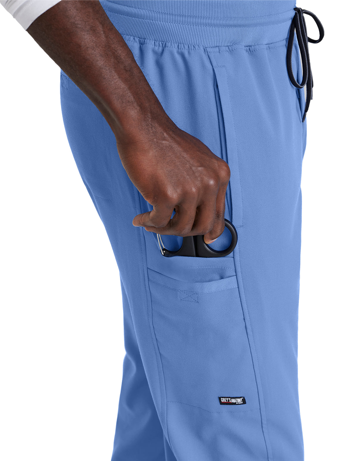 Men's 6 Pocket Straight Scrub Pant - GRSP617 - Ciel Blue