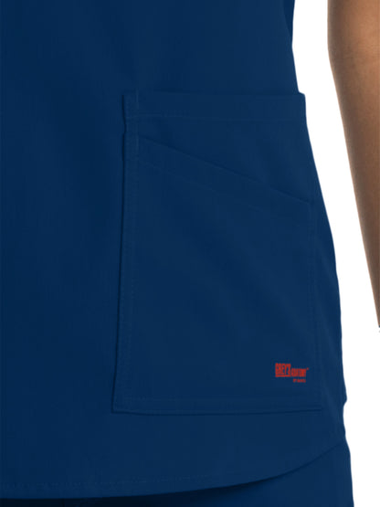 Women's Emma Top - GRST011 - Indigo (Navy)