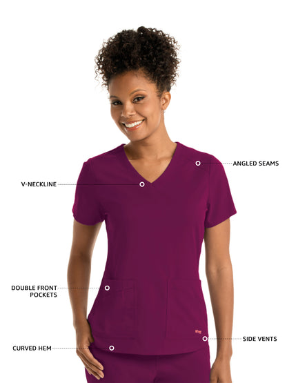 Women's Emma Top - GRST011 - Wine