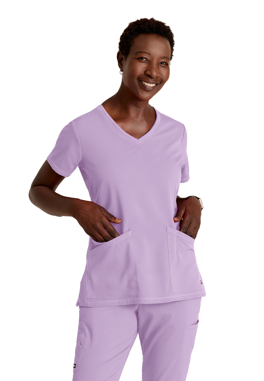 Women's Serena Top - GRST045 - Purple Freesia