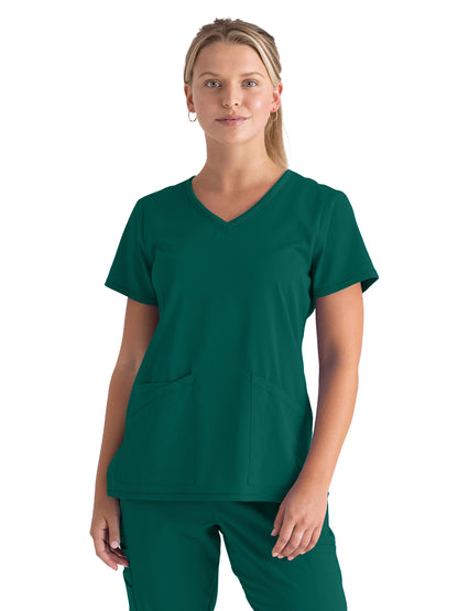 Women's Serena Top - GRST045 - Hunter Green