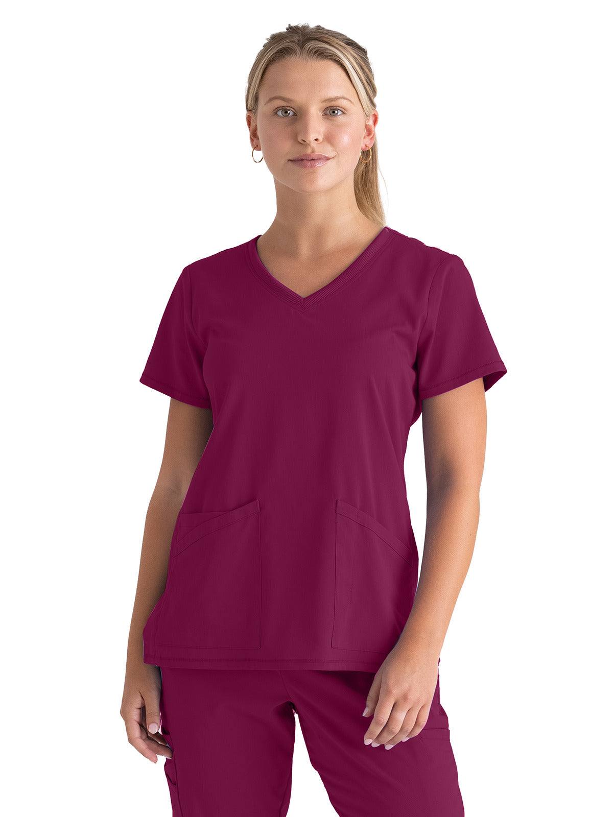 Women's Serena Top - GRST045 - Wine