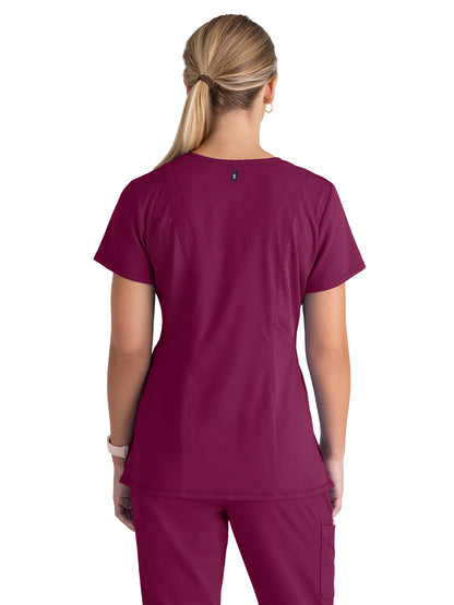 Women's Serena Top - GRST045 - Wine