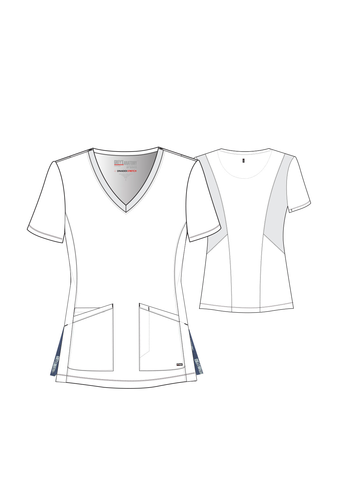 Women's Serena Top - GRST045 - White