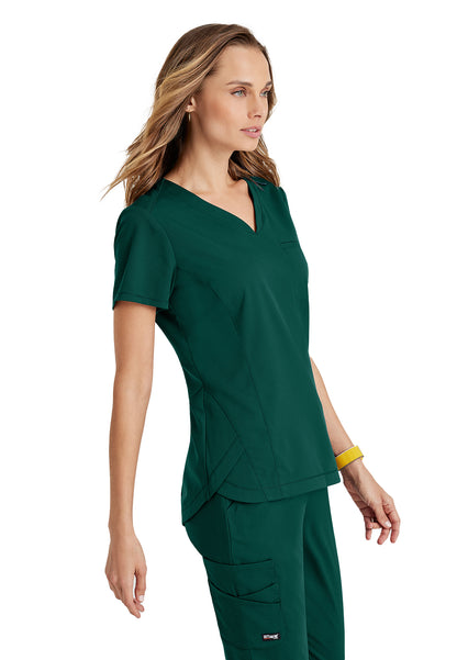 Women's Capri Top - GRST136 - Hunter Green