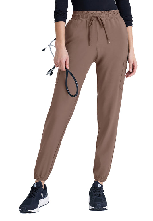 Women's Six-Pocket Terra Jogger Scrub Pant - GSSP625 - Driftwood