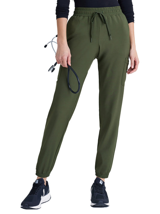 Women's Six-Pocket Terra Jogger Scrub Pant - GSSP625 - Fern