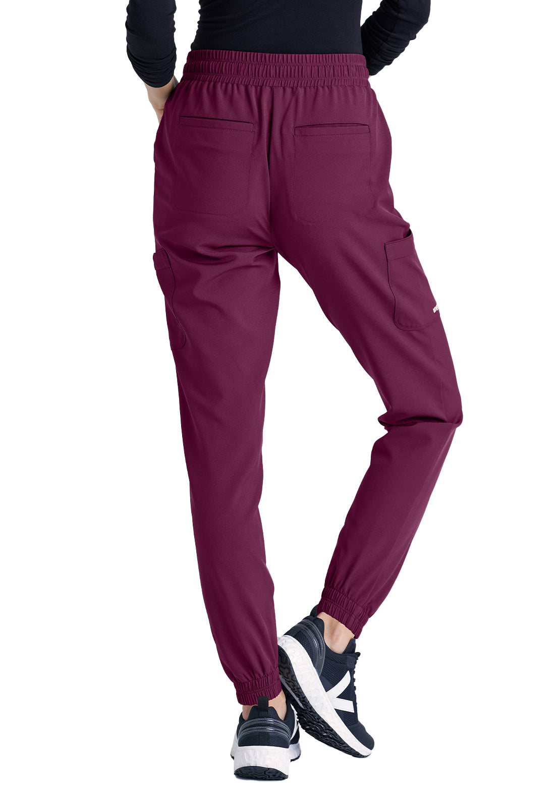 Women's Six-Pocket Terra Jogger Scrub Pant - GSSP625 - Wine