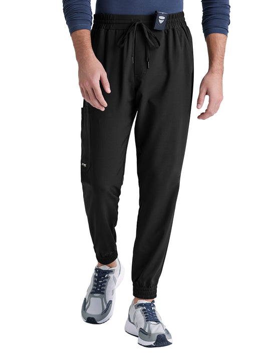 Men's Five-Pocket Voyager Jogger Scrub Pant - GSSP626 - Black