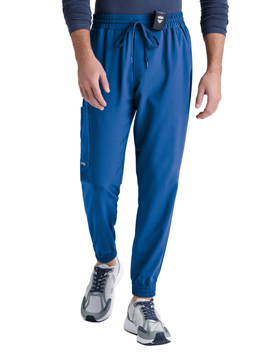 Men's Five-Pocket Voyager Jogger Scrub Pant - GSSP626 - New Royal