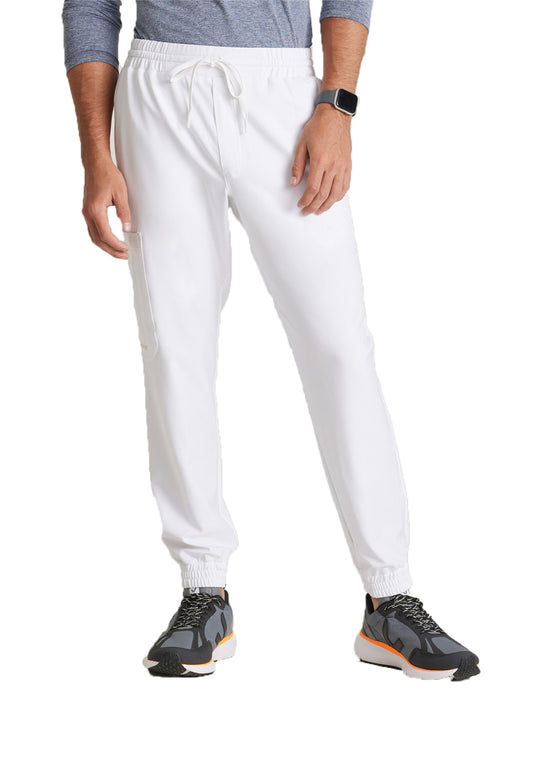 Men's Five-Pocket Voyager Jogger Scrub Pant - GSSP626 - White