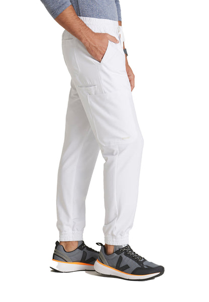 Men's Five-Pocket Voyager Jogger Scrub Pant - GSSP626 - White