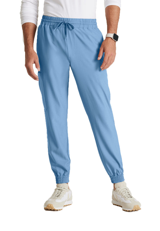 Men's Five-Pocket Voyager Jogger Scrub Pant - GSSP626 - Ciel Blue