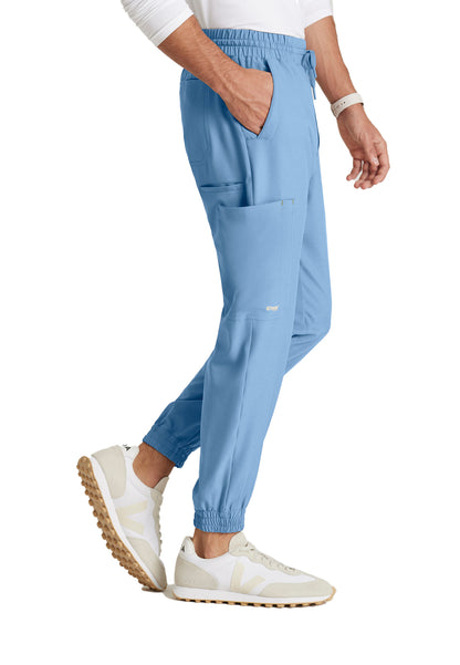 Men's Five-Pocket Voyager Jogger Scrub Pant - GSSP626 - Ciel Blue