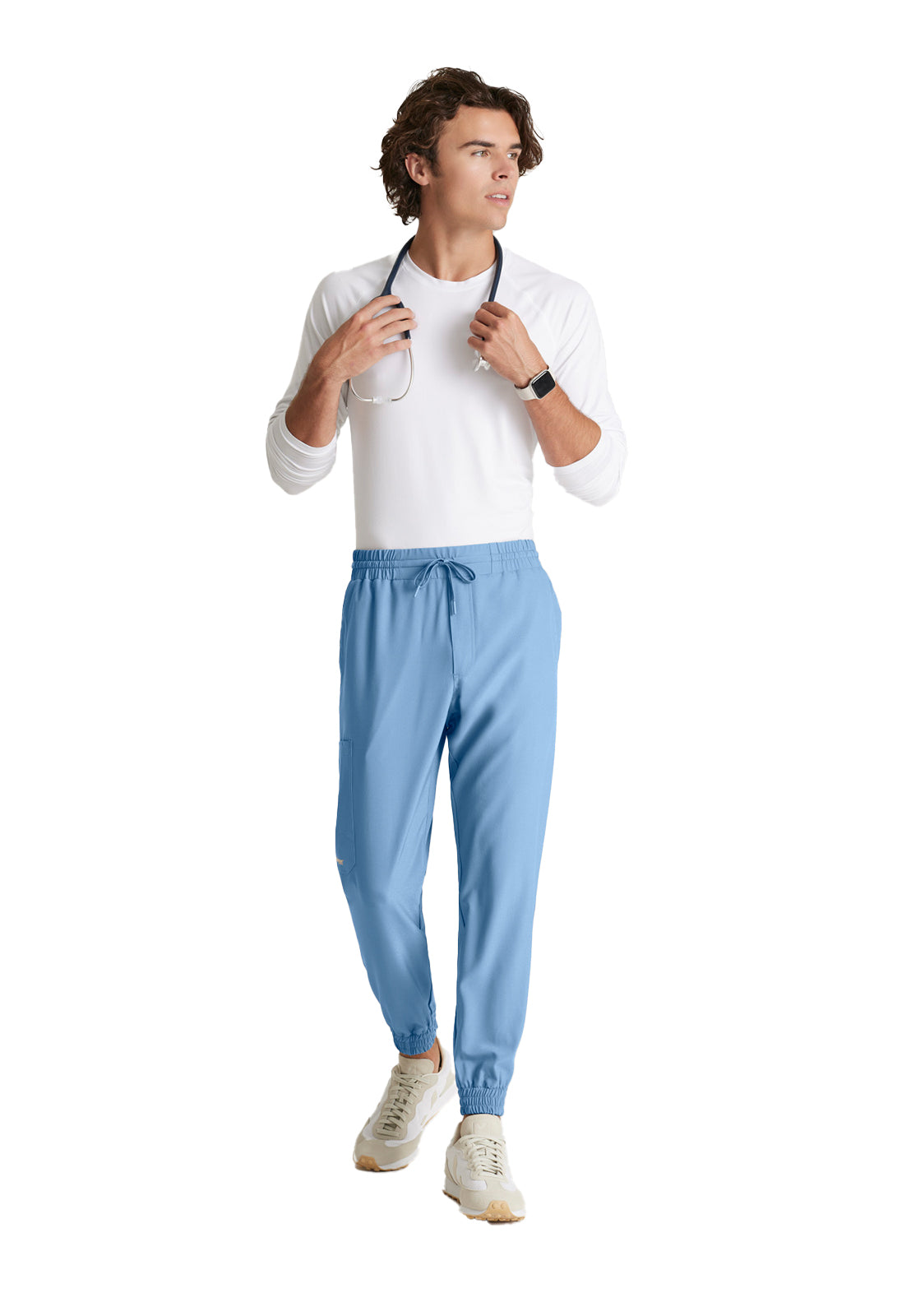 Men's Five-Pocket Voyager Jogger Scrub Pant - GSSP626 - Ciel Blue