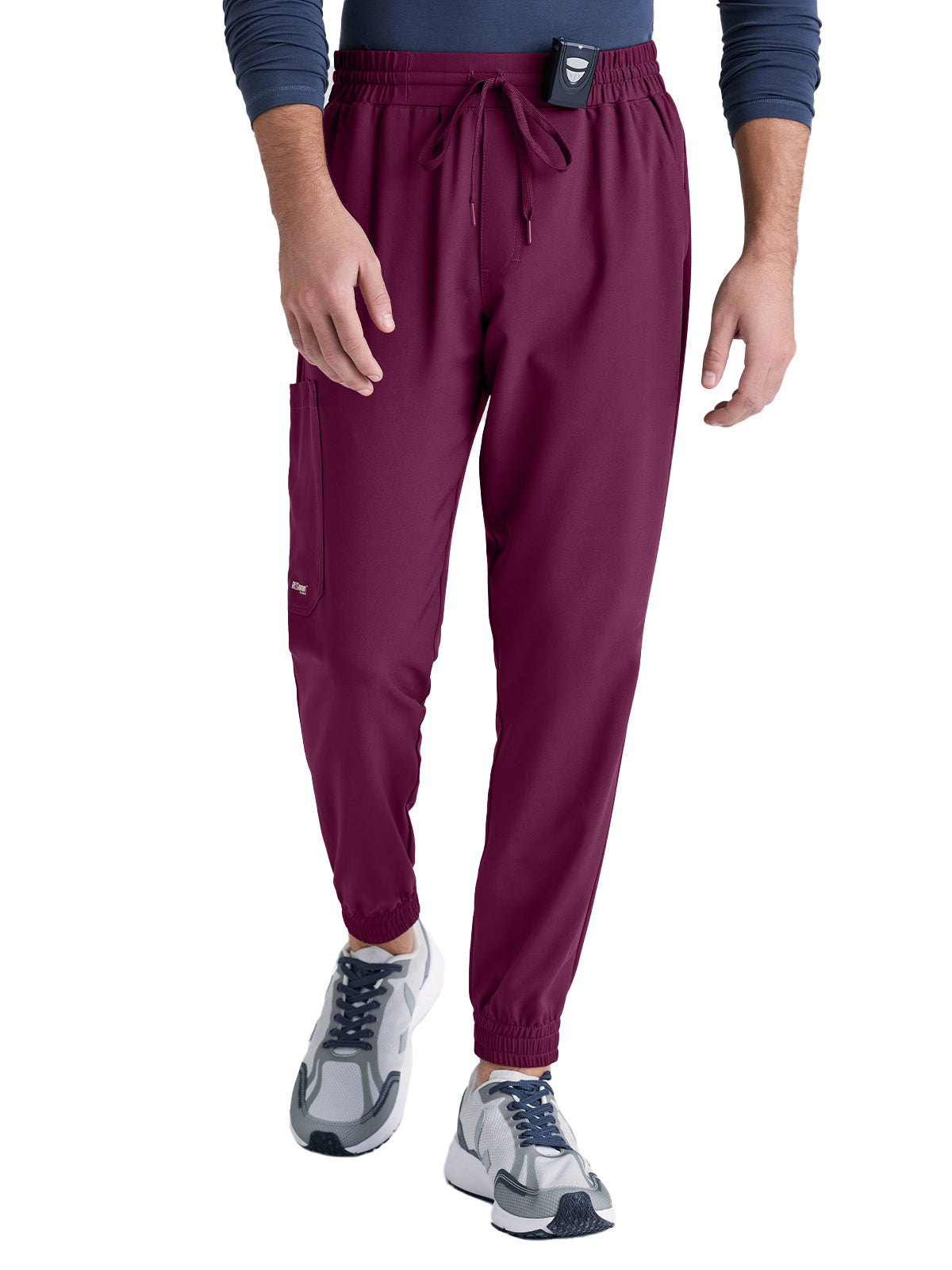 Men's Five-Pocket Voyager Jogger Scrub Pant - GSSP626 - Wine