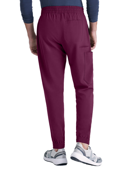 Men's Five-Pocket Voyager Jogger Scrub Pant - GSSP626 - Wine