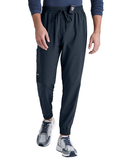 Men's Five-Pocket Voyager Jogger Scrub Pant - GSSP626 - Steel