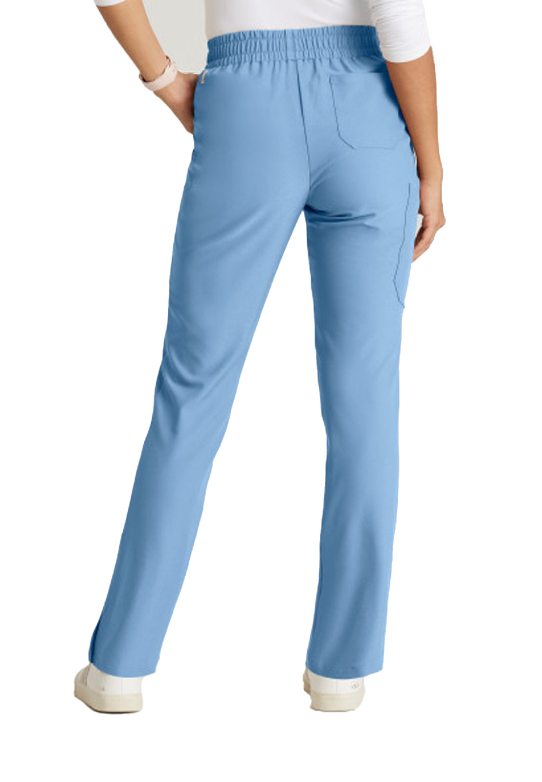 Women's Six-Pocket Tapered Leg Cosmo Scrub Pant - GSSP627 - Ciel Blue