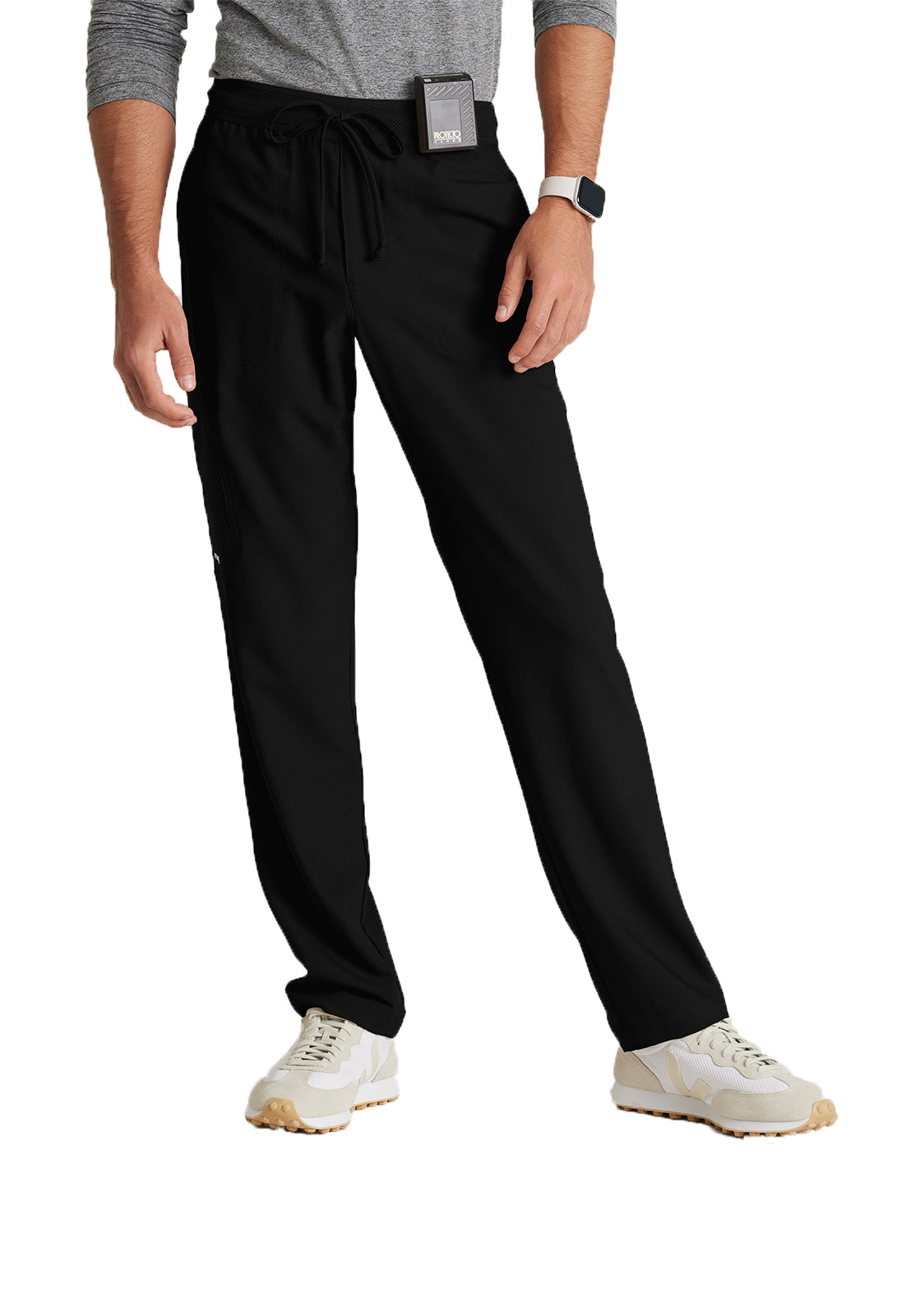 Men's Five-Pocket Highland Scrub Pant - GSSP649 - Black