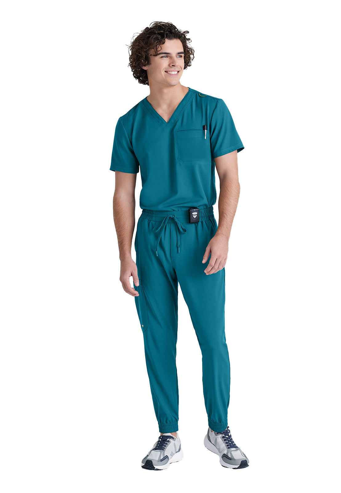 Men's Piped V-Neck Journey Scrub Top - GSST179 - Bahama