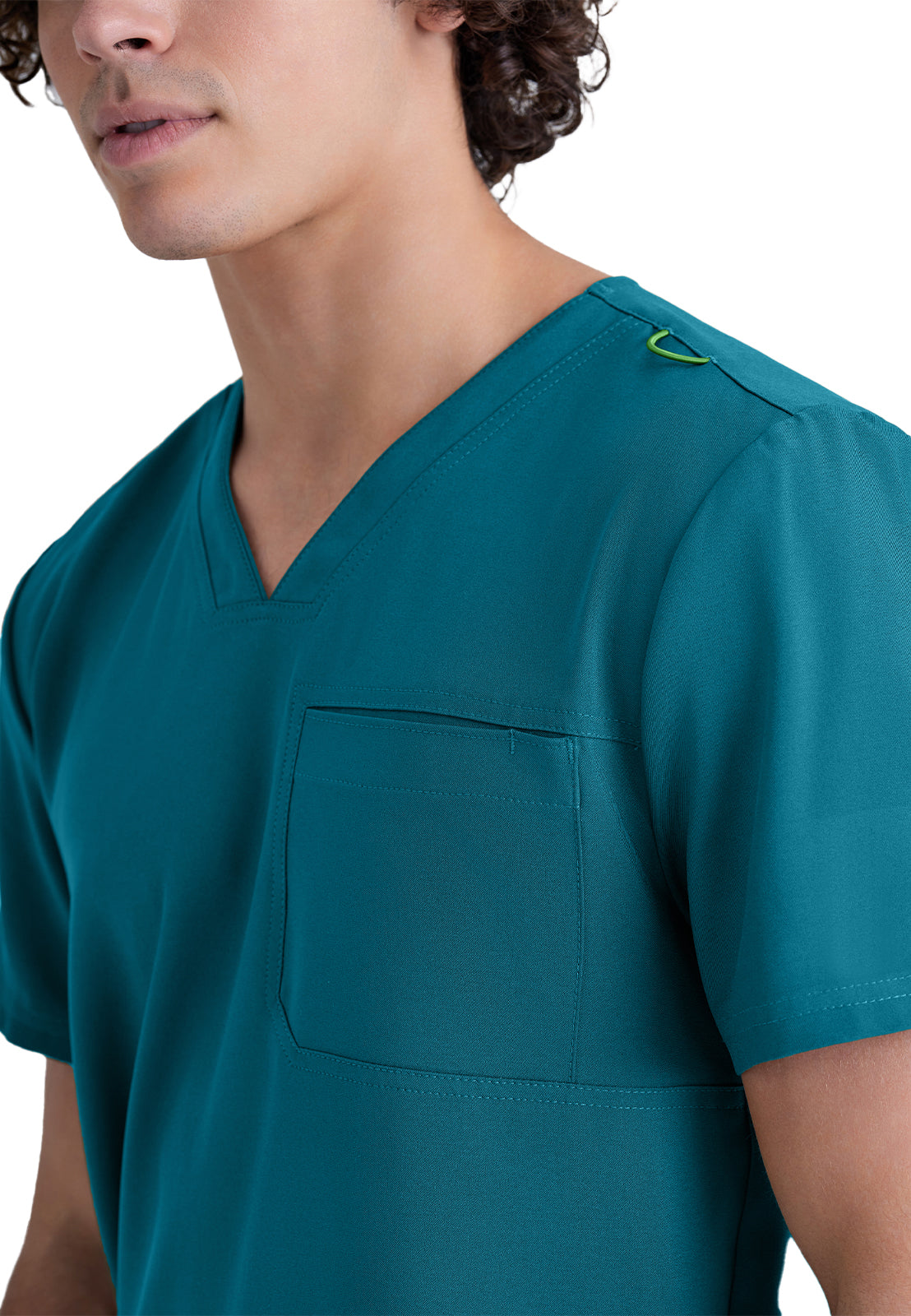 Men's Piped V-Neck Journey Scrub Top - GSST179 - Bahama