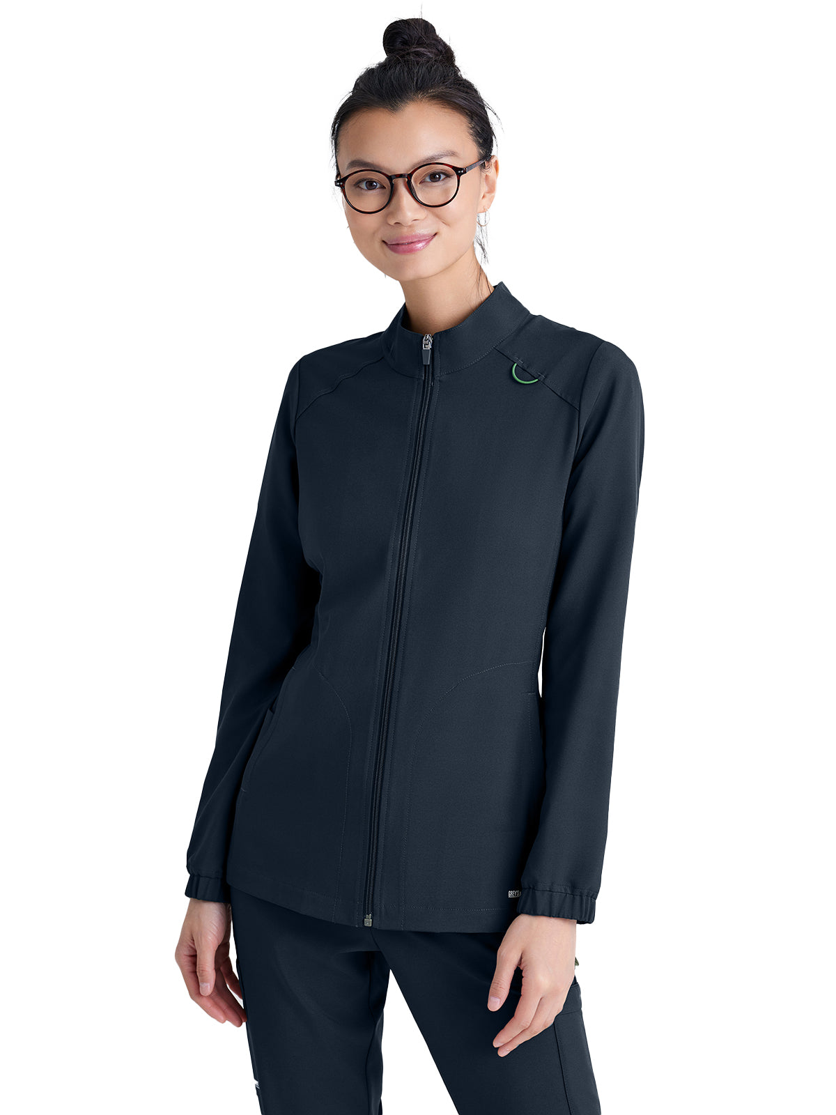 Women's Three-Pocket Virtue Scrub Jacket - GSSW886 - Steel