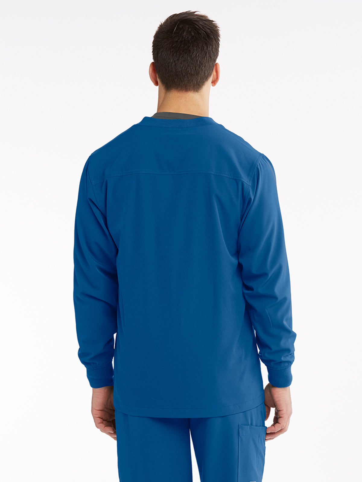 Men's Warm-Up Scrub Jacket - SK0408 - New Royal