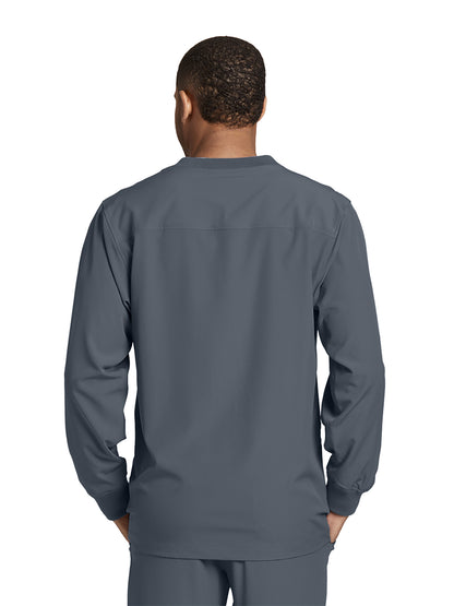 Men's Warm-Up Scrub Jacket - SK0408 - Pewter