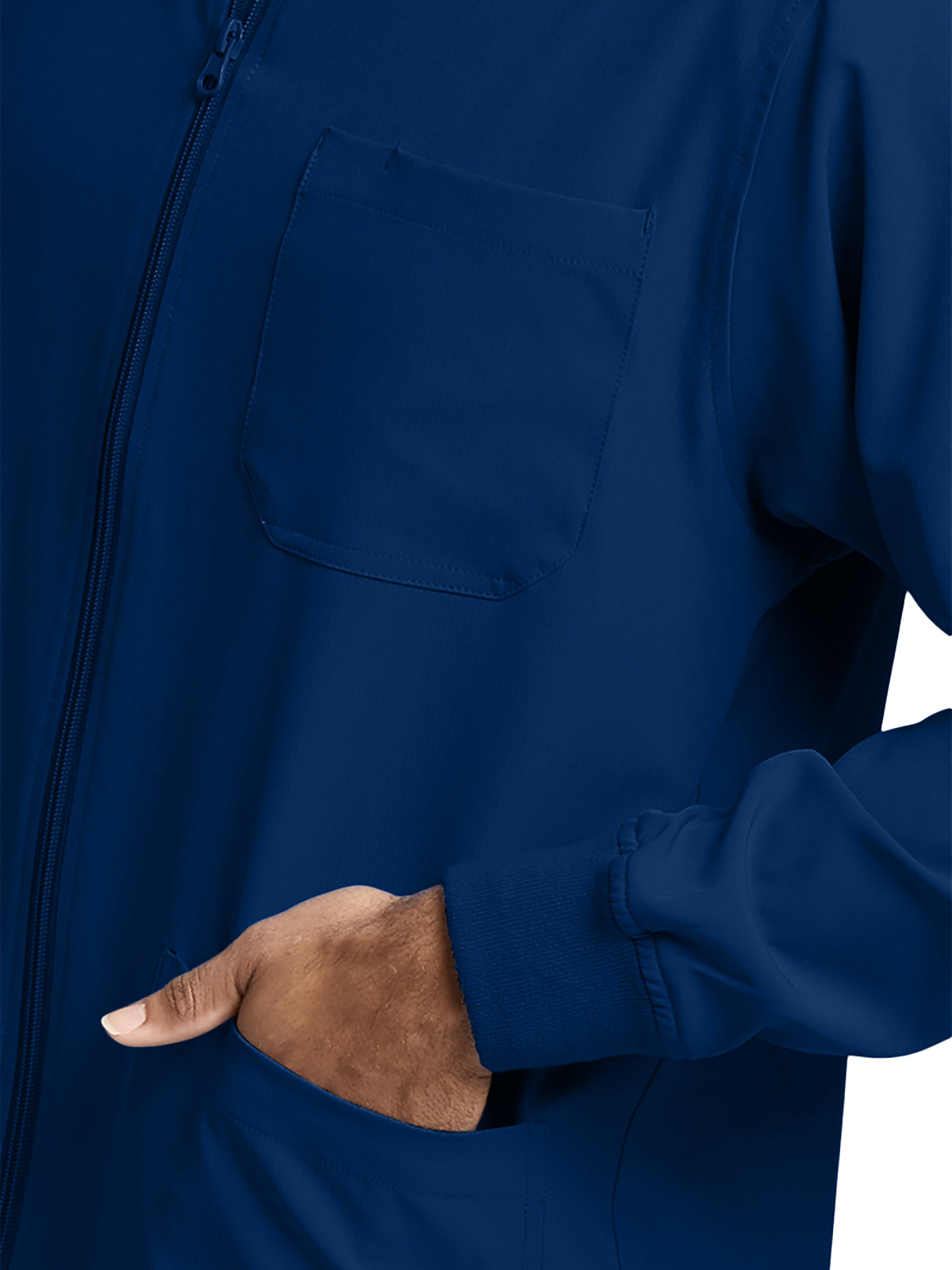 Men's Warm-Up Scrub Jacket - SK0408 - Navy