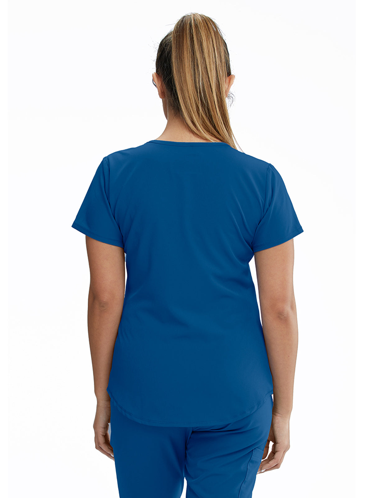 Women's V-Neck Top - SK101 - New Royal