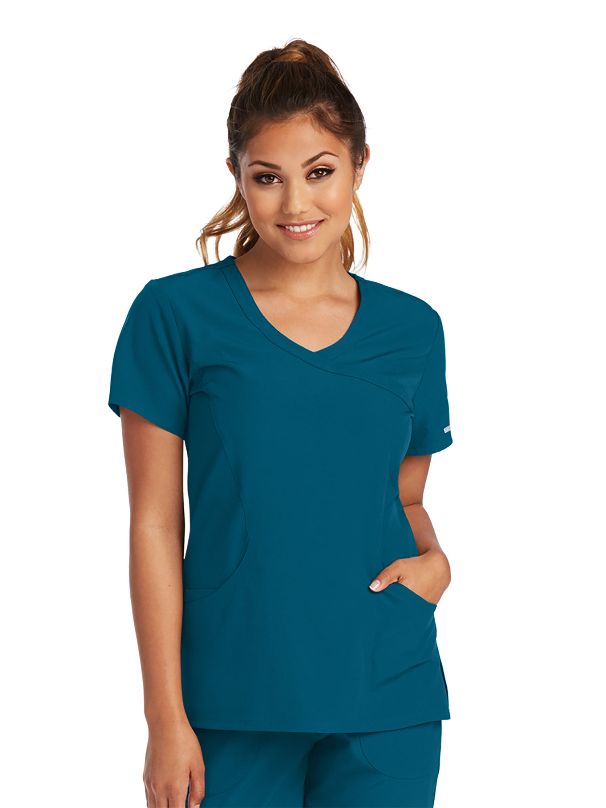 Women's V-Neck Top - SK102 - Bahama