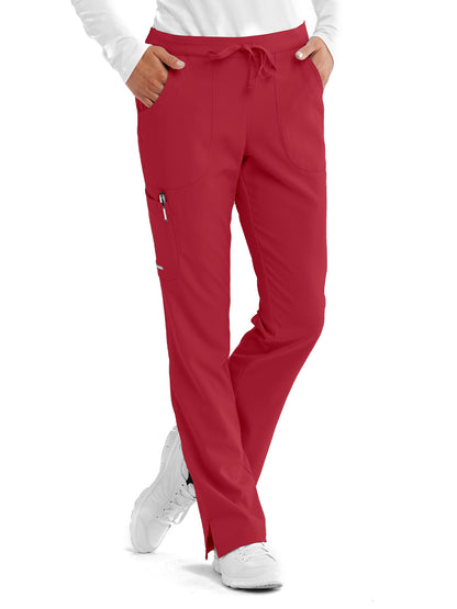 Women's 3-Pocket Pant - SK201 - True Red