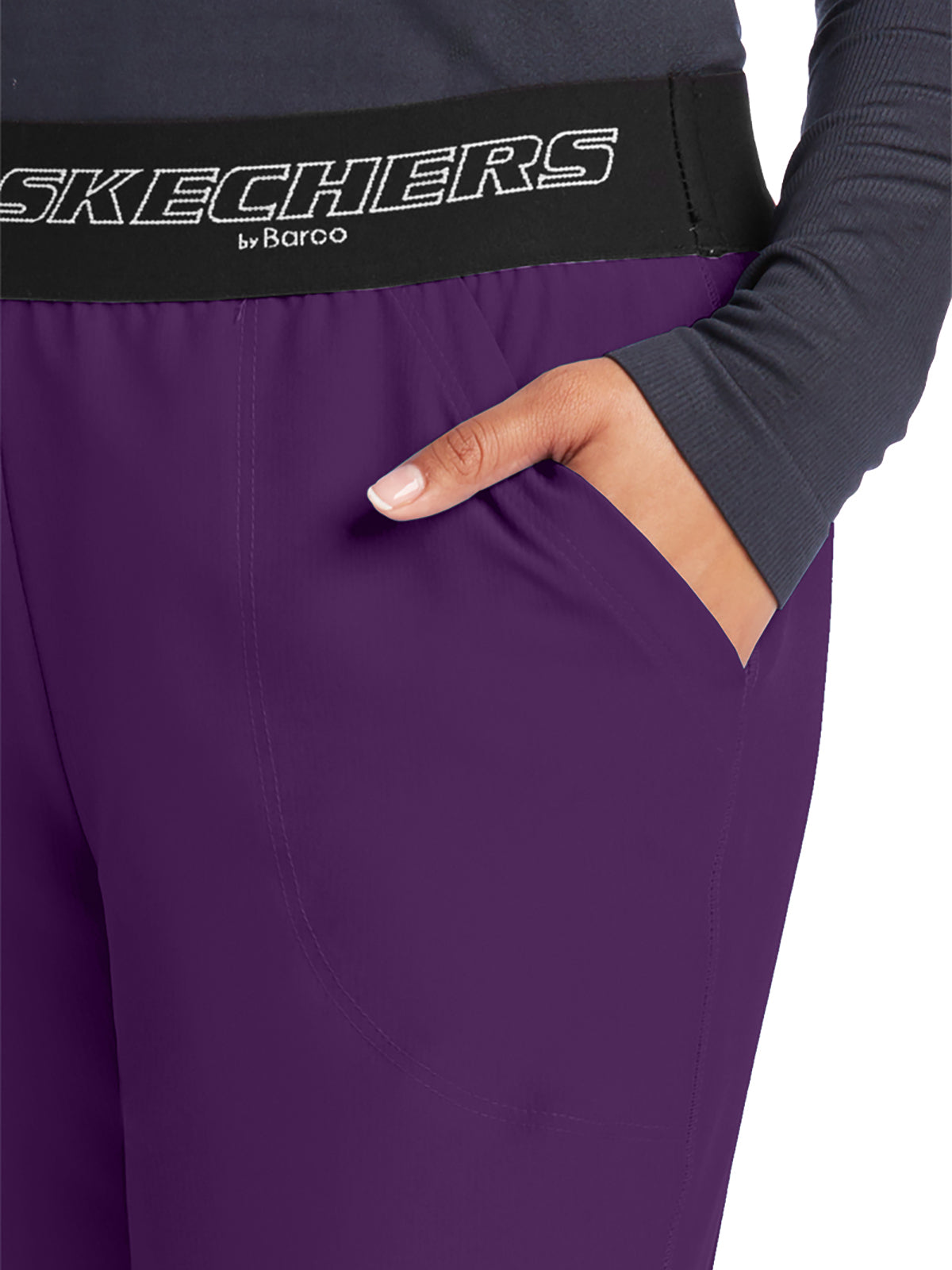 Women's 3-Pocket Pant - SK202 - Eggplant