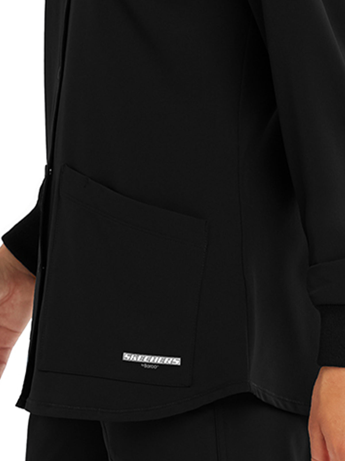 Women's 2-Pocket Jacket - SK401 - Black