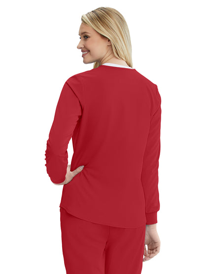 Women's 2-Pocket Jacket - SK401 - True Red