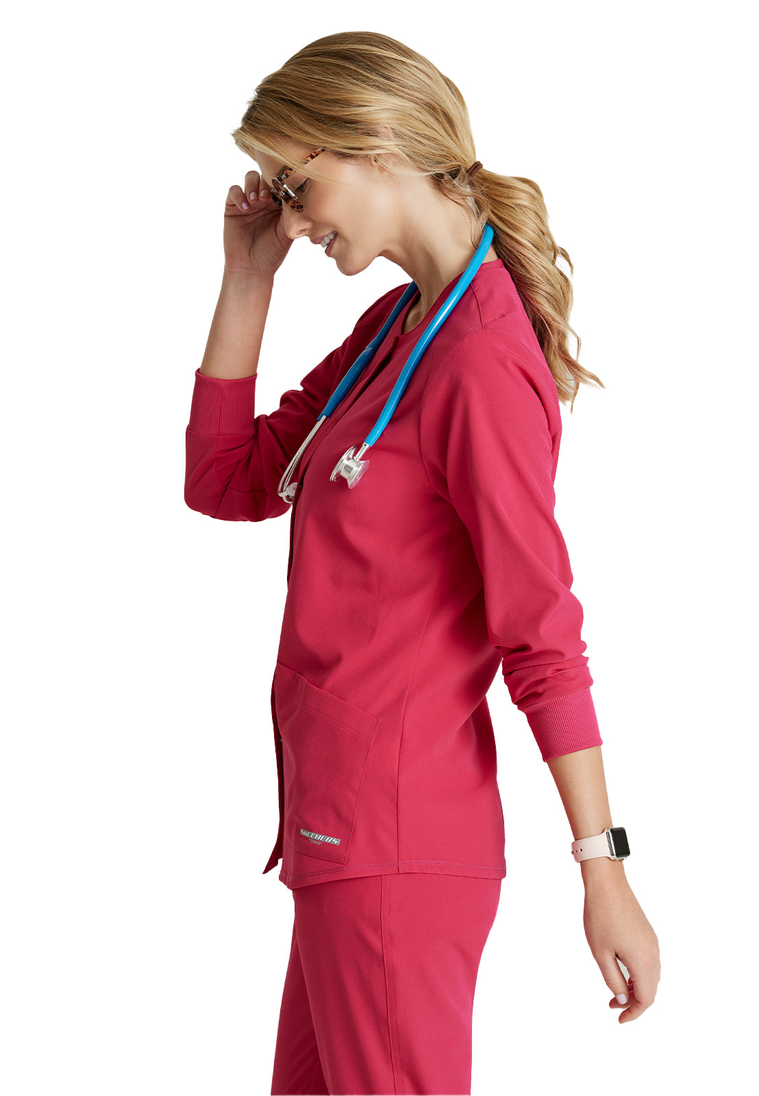 Women's 2-Pocket Jacket - SK401 - Vibrance Pink