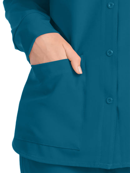 Women's 2-Pocket Scrub Jacket - SK401 - Bahama