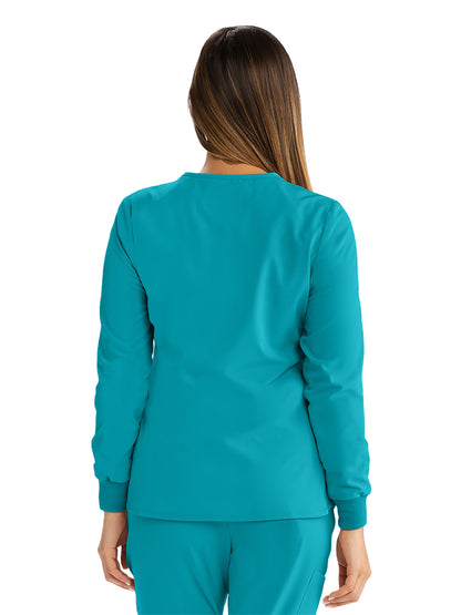 Women's 2-Pocket Jacket - SK401 - Teal