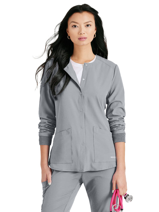 Women's 2-Pocket Scrub Jacket - SK401 - Moonstruck